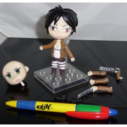 ATTACCO DEI GIGANTI Figura Action EREN Jaeger 10cm CON EXTRA Attack On Titan