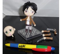 ATTACCO DEI GIGANTI Figura Action EREN Jaeger 10cm CON EXTRA Attack On Titan