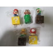 SET 5 Figures SUPERMARIO 5cm Mario Luigi Toad Goomba Koopa Cake Topper