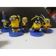 SET 10 Figures BLUE Stand 5cm Characters Animated Cartoon Minions