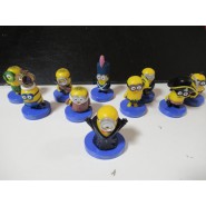 SET 10 Figures BLUE Stand 5cm Characters Animated Cartoon Minions