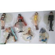 FINAL FANTASY VII Advent Children Set 7 Figures 10cm Tifa Selphie Vincent