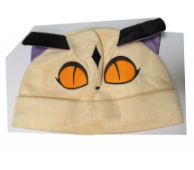 Hat CAT Beige Ears Violet Carnival Costume