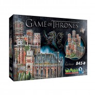 Puzzle 3D THE RED KEEP Castle GAME OF THRONES 845 PIECES Official WREBBIT