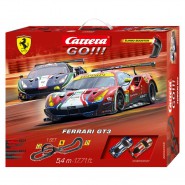 Electric SLOT CAR Racing 5,4 Meters FERRARI GT3 Car 488 GTE Versus 488 GT3 Scale 1:43 CARRERA GO