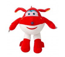 SUPER WINGS Plush JETT Plane RED Robot 26cm Original OFFICIAL