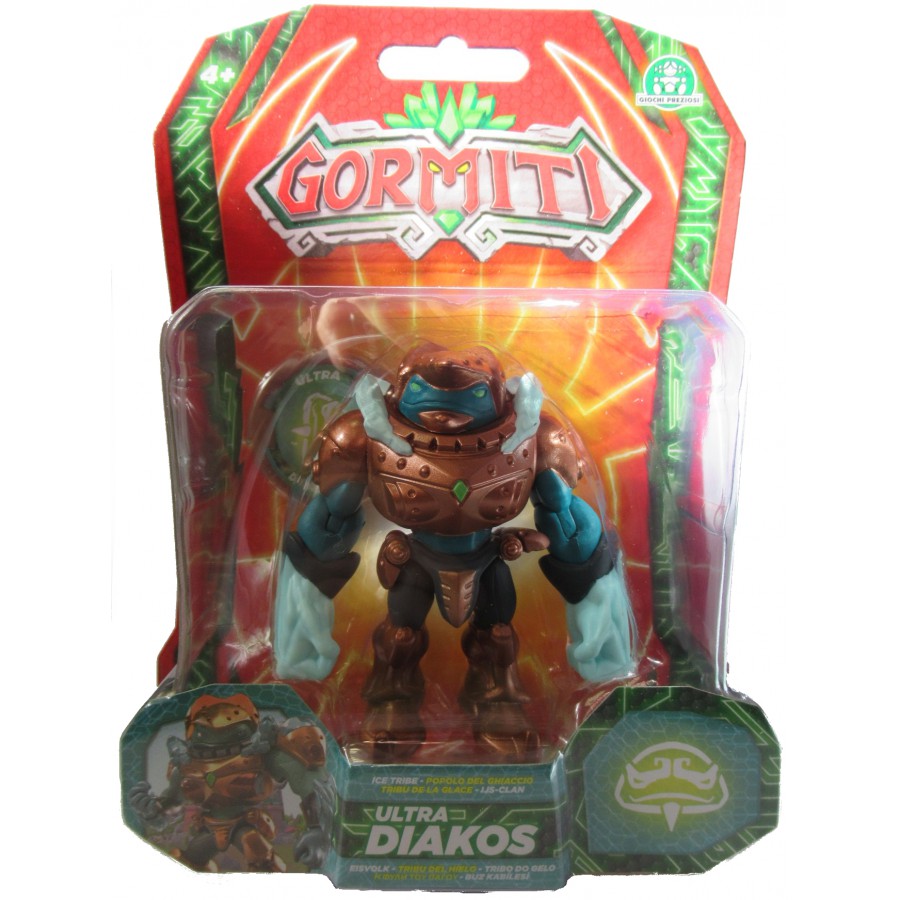 GORMITI Figura Action ULTRA DIAKOS Posabile 8cm Originale Giochi Preziosi