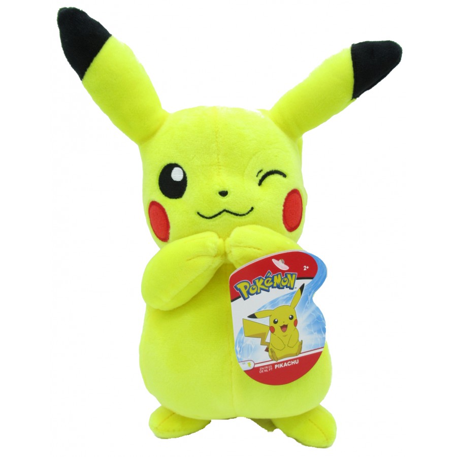 POKEMON Peluche Originale PIKACHU Braccio Su Occhi Chiusi 20cm ORIGINALE Tomy