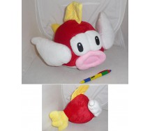 PESCE ROSSO Super Mario Stupendo Peluche 35cm MORBIDO