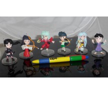 INUYASHA Complete Set 6 Figures 6cm With Stand