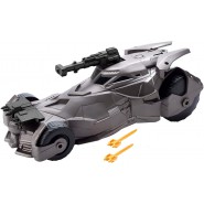 Modello BATMOBILE Auto Batman CON CANNONE da JUSTICE LEAGUE Grande 40cm con doppio LANCIAMISSILI Originale MATTEL FGH57