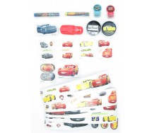 CARS Complete Set 6 Surprises Pencil Eraser Stickers School Elementary Gashapon