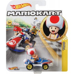 Modellino DieCast 5cm KART di TOAD Sneeker da SUPER MARIO KART Scala 1:64 Originale Hot Wheels