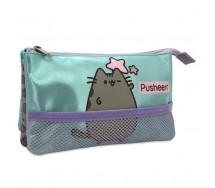 Gatto PUSHEEN Trousse Astuccio SINGOLO Scuola 23x11cm Originale PURRFECT Jugavi