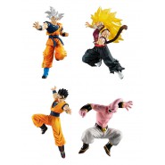 DRAGONBALL SUPER Set Completo 4 FIGURE Collezione VERSUS BATTLE FIGURE SERIES 12 Bandai Gashapon