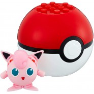 Pokemon JIGGLYPUFF with POKEBALL Mini Figure BLOKS Original MEGA CONSTRUX