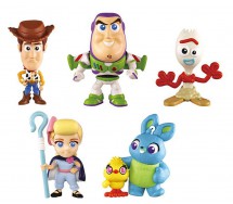 TOY STORY SET 6 FIGURE Collezione 2-7cm Buzz Lightyear Woody Rex 3 Alieni Gashapon TOMY Japan DISNEY