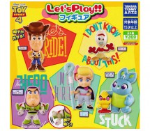 TOY STORY SET 6 FIGURE Collezione 2-7cm Buzz Lightyear Woody Rex 3 Alieni Gashapon TOMY Japan DISNEY