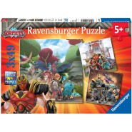 GORMITI Box Set 3 Diversi PUZZLE 3 x 49 PEZZI 21x21cm RAVENSBURGER