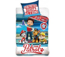 PAW PATROL Bed Set Ready 4 Action 2 Pieces DUVET COVER 140x200cm and pillow case 70x90cm Cotton ORIGINAL Official Nickelodeon