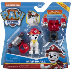 PAW PATROL Playset Figure MARSHALL with 2 INTERCHANGEABLE UNIFORMS SpinMaster