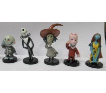 NIGHTMARE BEFORE CHRISTMAS Set 6 Figure 7cm Jack Skellington