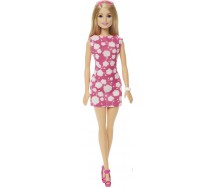 Bambola BARBIE Vestito FOGLIE Colore ROSA Originale MATTEL DMP23