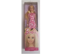 Doll BARBIE with LEAF DRESS Color PINK Original MATTEL DMP23