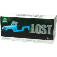 LOST Tv Serie Model 1977 JEEP CJ-7 Dharma Project Scale 1:18 DieCast OFFICIAL Artisan Collection