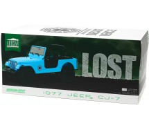 LOST Tv Serie Model 1977 JEEP CJ-7 Dharma Project Scale 1:18 DieCast OFFICIAL Artisan Collection