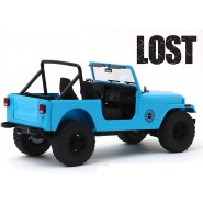 LOST Tv Serie Model 1977 JEEP CJ-7 Dharma Project Scale 1:18 DieCast OFFICIAL Artisan Collection