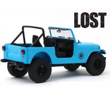 LOST Tv Serie Model 1977 JEEP CJ-7 Dharma Project Scale 1:18 DieCast OFFICIAL Artisan Collection