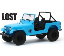 LOST Tv Serie Model 1977 JEEP CJ-7 Dharma Project Scale 1:18 DieCast OFFICIAL Artisan Collection