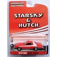 STARSKY e HUTCH Modello Diecast Auto Ford GRAN TORINO 1976 Versione SPORCA Scala 1:64 Greenlight