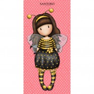 SANTORO GORJUSS Ragazza Ape Just Bee-cause Telo Mare Spaggia 75x150cm bagno ORIGINALE Ufficiale