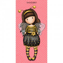 SANTORO GORJUSS Ragazza Ape Just Bee-cause Telo Mare Spaggia 75x150cm bagno ORIGINALE Ufficiale
