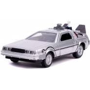 Ritorno Al Futuro Parte 2 Modello Auto DeLorean DMC Macchina del Tempo 1/32 13cm Metallo DieCast Jada Back To The Future BTTF