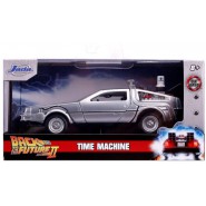 Ritorno Al Futuro Parte 2 Modello Auto DeLorean DMC Macchina del Tempo 1/32 13cm Metallo DieCast Jada Back To The Future BTTF