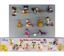 RARE Set 10 Mini Figures WINNIE POOH HEFFALUMP 2005 Originale RK Germany DISNEY Lumpy Eeyore Tiger