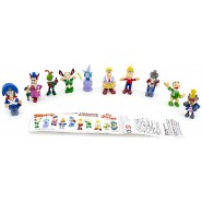 Rare COMPLETE SET 10 Mini Figures PINOCCHIO Original ZAINI Pinochio Pinocio