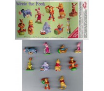 Rare COMPLETE SET 10 Mini Figures WINNIE THE POOH 2006 TOYS Original DISNEY ZAINI