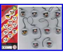 PUCCA Complete SET 10 SPORT DANGLERS Mini Figures Medallions ORIGINAL Tomy Gashapon