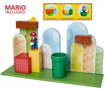 Playset Deluxe ACORN PLAINS Con Figura SUPER MARIO Originale Jakks Pacific