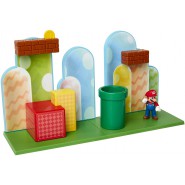 Playset Deluxe ACORN PLAINS Con Figura SUPER MARIO Originale Jakks Pacific