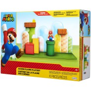 Playset Deluxe ACORN PLAINS Con Figura SUPER MARIO Originale Jakks Pacific