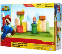 Playset Deluxe ACORN PLAINS Con Figura SUPER MARIO Originale Jakks Pacific