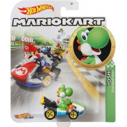 Die Cast Modellino KART di YOSHI versione STANDARD da SUPER MARIO KART Scala 1:64 5cm Hot Wheels