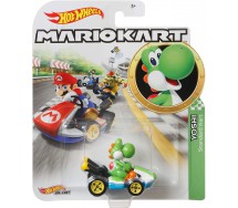 Die Cast Modellino KART di YOSHI versione STANDARD da SUPER MARIO KART Scala 1:64 5cm Hot Wheels