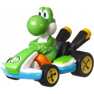 Die Cast Modellino KART di YOSHI versione STANDARD da SUPER MARIO KART Scala 1:64 5cm Hot Wheels