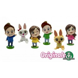 MECONTROTE Set COMPLETO 6 FIGURE MiniDoll Sofì Luì Kira e Ray 100% Originale Giochi Preziosi